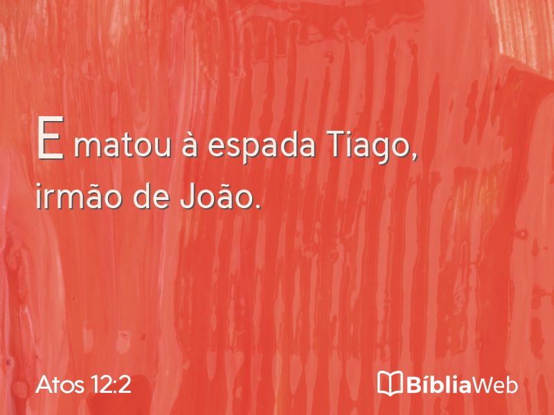 Atos 12:2 em imagem para compartilhar