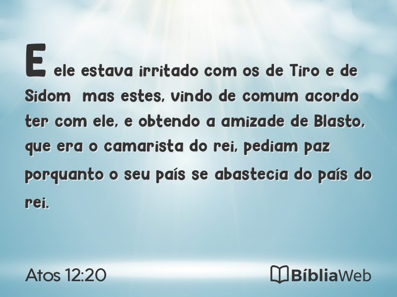 Atos 12:20 em imagem para compartilhar