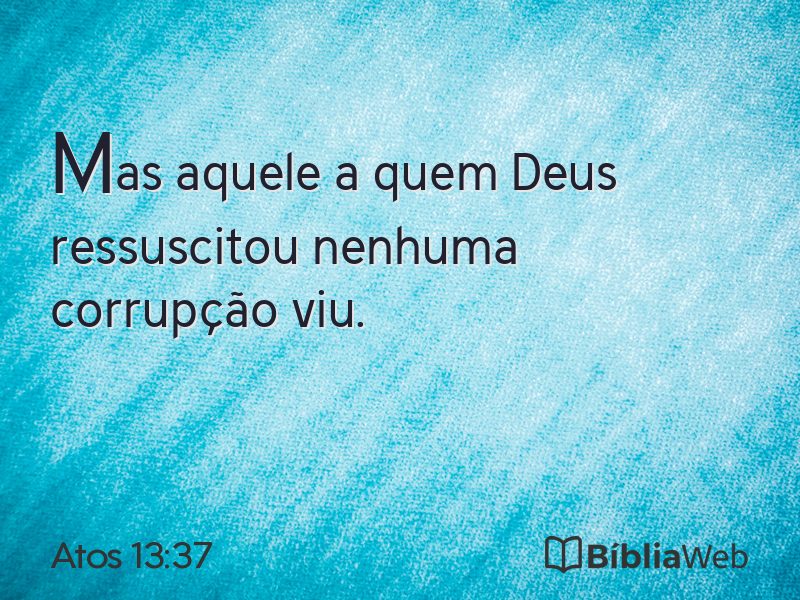 Atos 13:37 em imagem para compartilhar