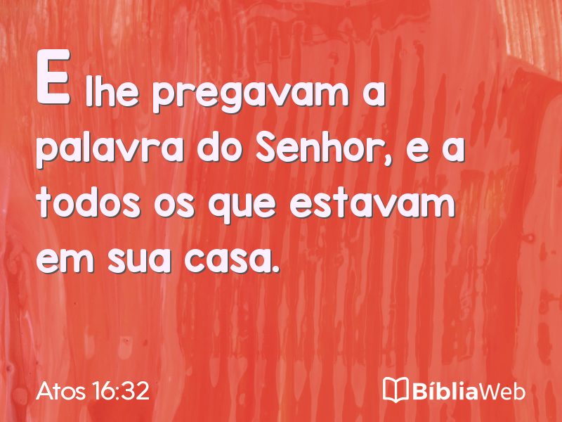 Atos 16:32 em imagem para compartilhar