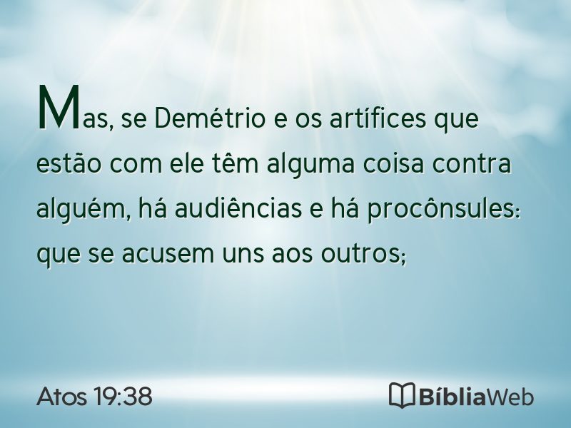 Atos 19:38 em imagem para compartilhar