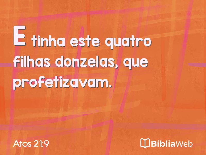 Atos 21:9 em imagem para compartilhar