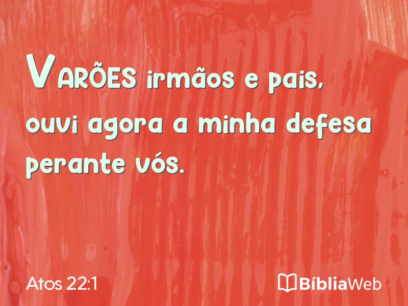 Atos 22:1 em imagem para compartilhar