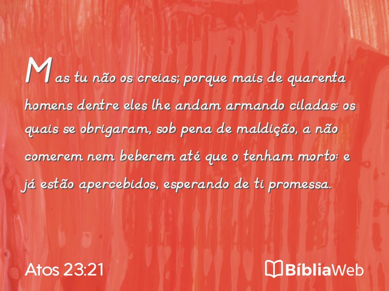 Atos 23:21 em imagem para compartilhar