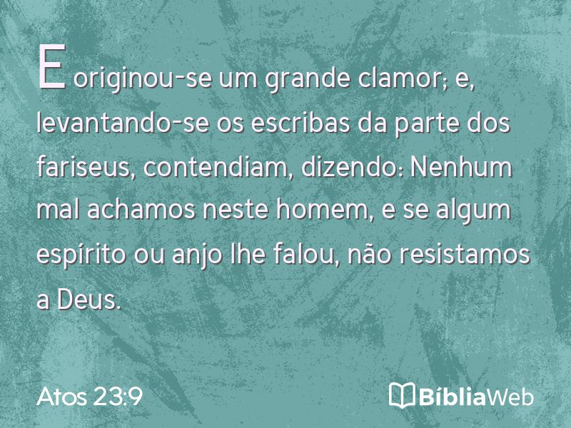 Atos 23:9 em imagem para compartilhar