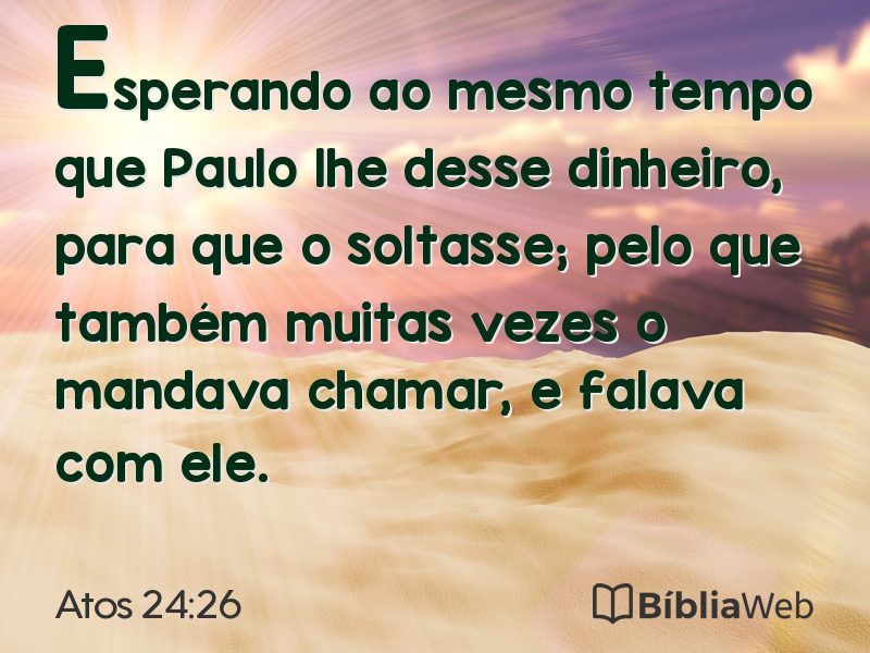Atos 24:26 em imagem para compartilhar