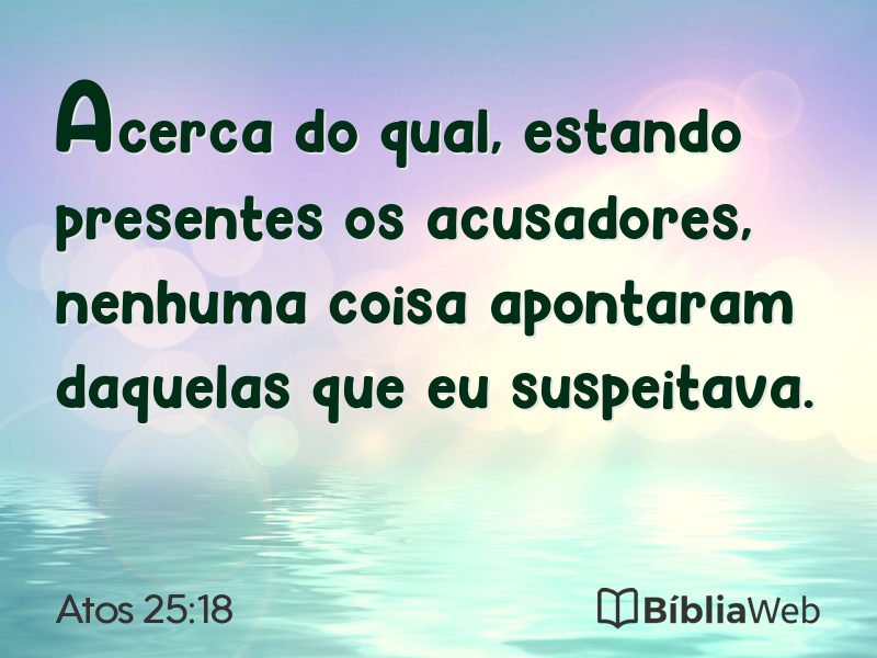 Atos 25:18 em imagem para compartilhar