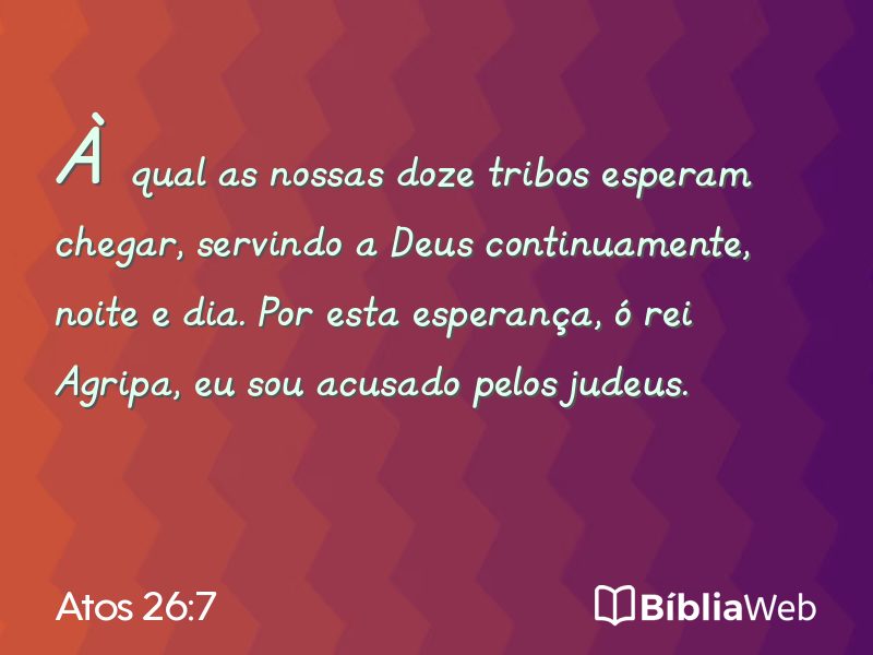 Atos 26:7 em imagem para compartilhar