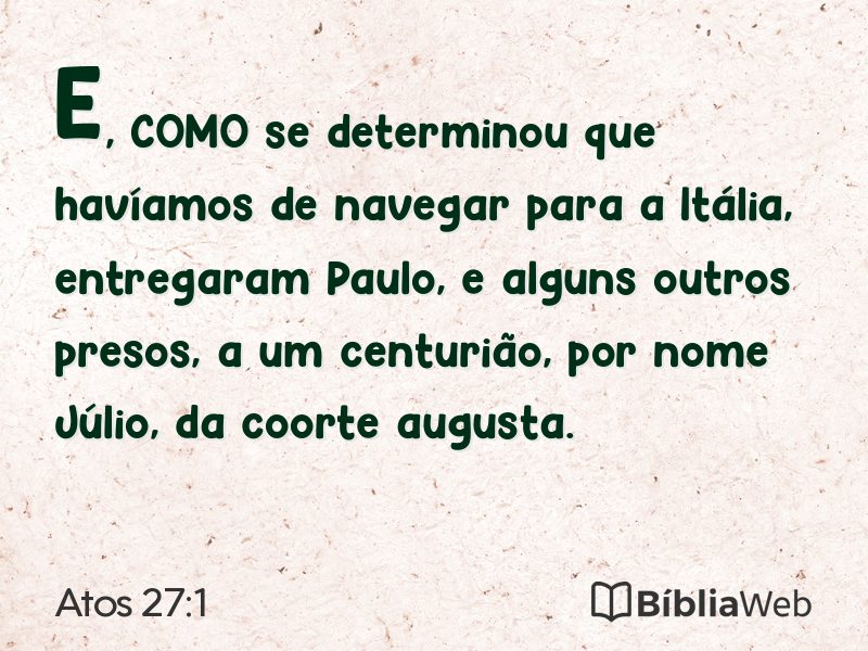 Atos 27:1 em imagem para compartilhar