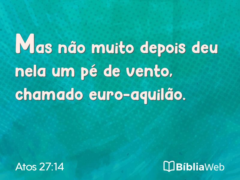 Atos 27:14 em imagem para compartilhar