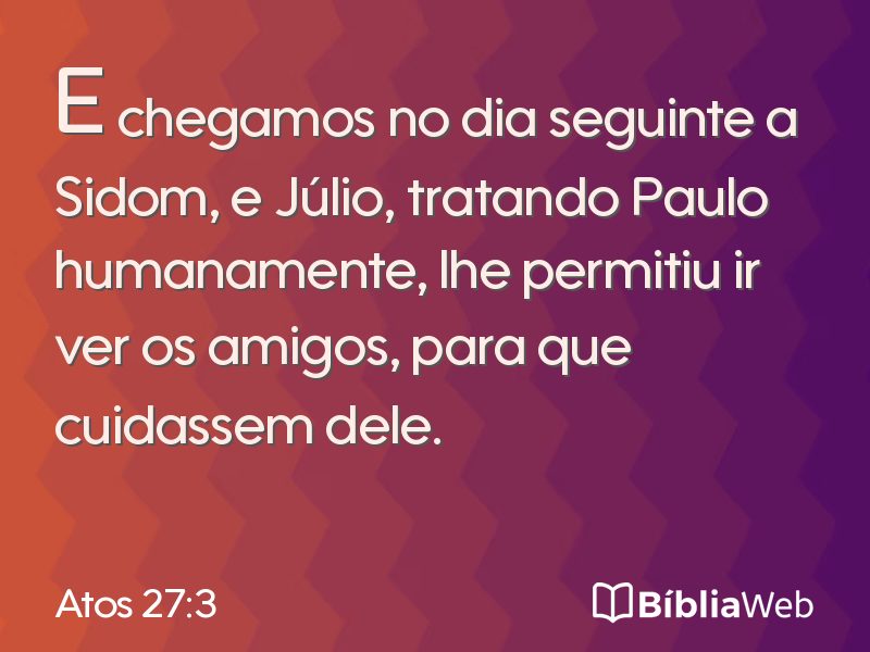 Atos 27:3 em imagem para compartilhar