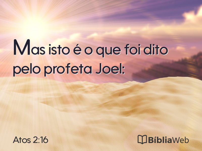 Atos 2:16 em imagem para compartilhar