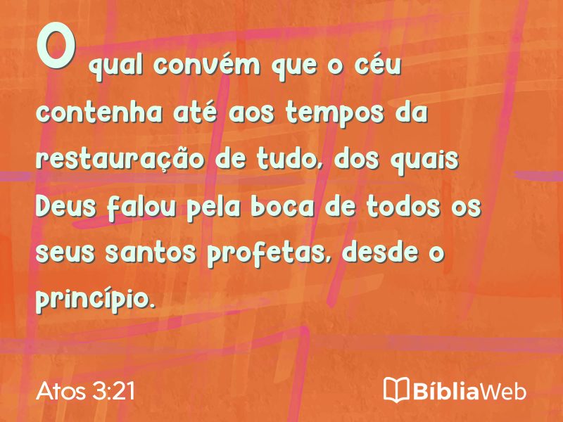 Atos 3:21 em imagem para compartilhar