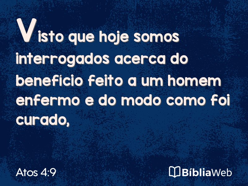 Atos 4:9 em imagem para compartilhar