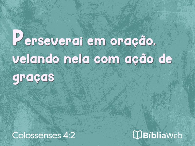Colossenses 4:2 em imagem para compartilhar