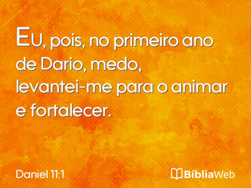 Daniel 11:1 em imagem para compartilhar