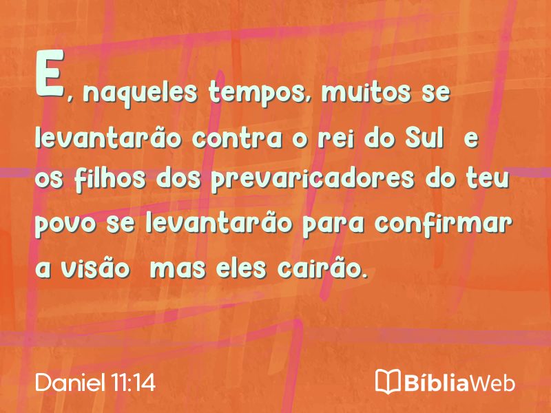 Daniel 11:14 em imagem para compartilhar
