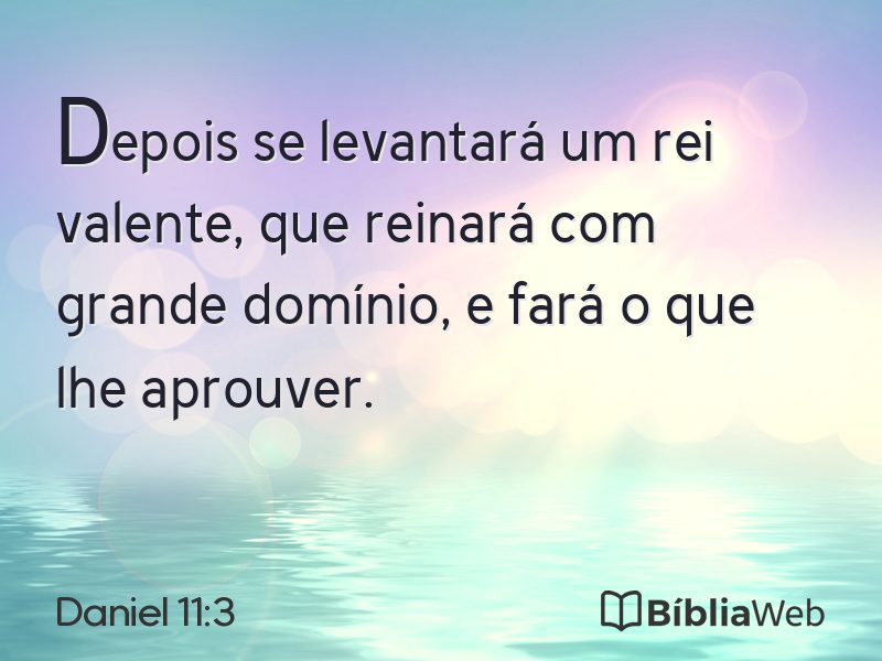 Daniel 11:3 em imagem para compartilhar