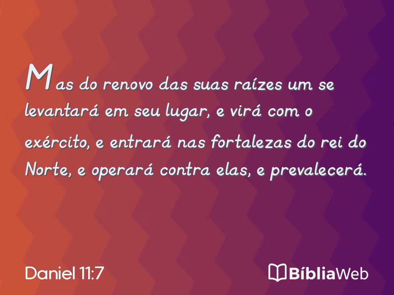 Daniel 11:7 em imagem para compartilhar