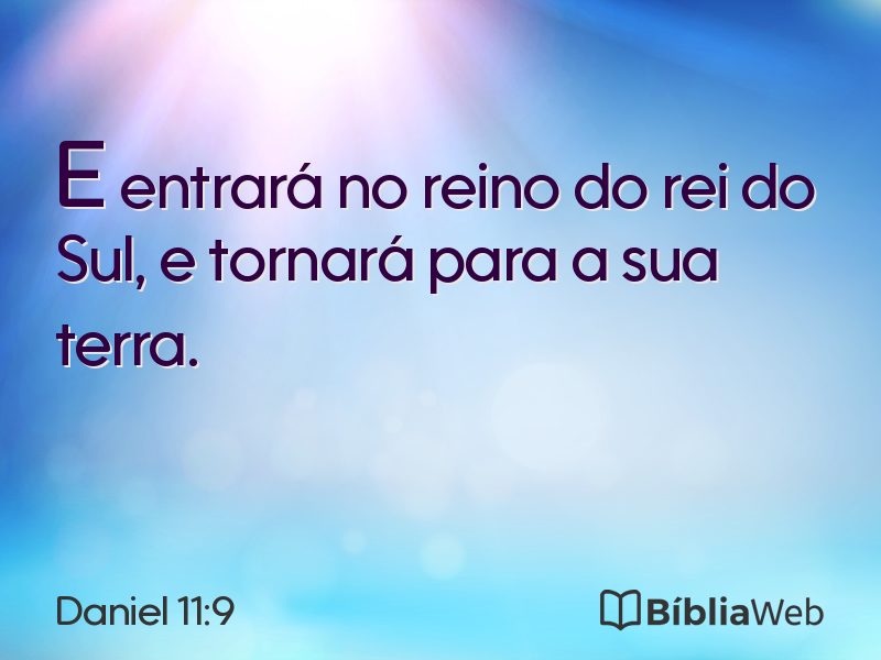 Daniel 11:9 em imagem para compartilhar