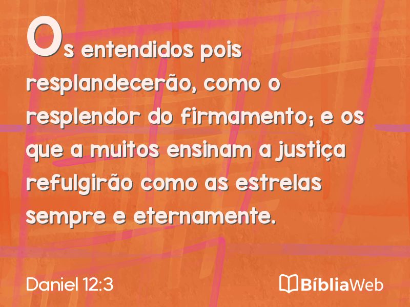 Daniel 12:3 em imagem para compartilhar
