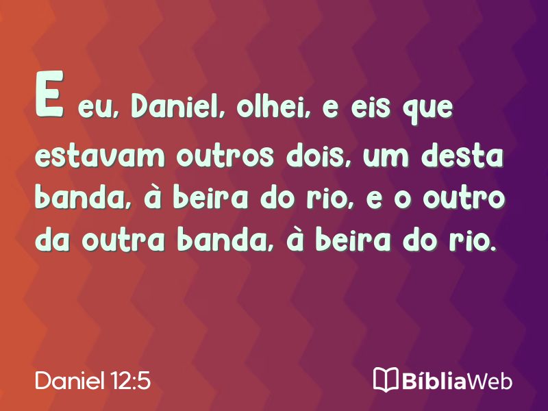 Daniel 12:5 em imagem para compartilhar