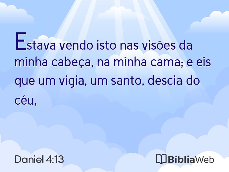 Daniel 4:13 em imagem para compartilhar