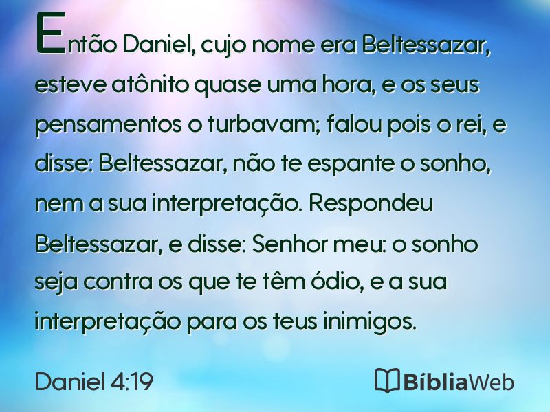 Daniel 4:19 em imagem para compartilhar
