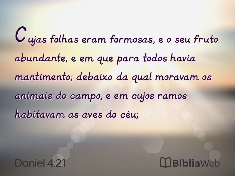 Daniel 4:21 em imagem para compartilhar