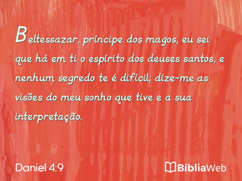 Daniel 4:9 em imagem para compartilhar