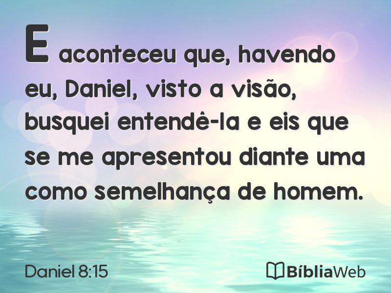 Daniel 8:15 em imagem para compartilhar