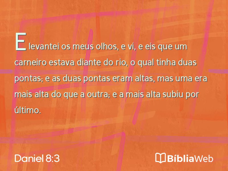 Daniel 8:3 em imagem para compartilhar