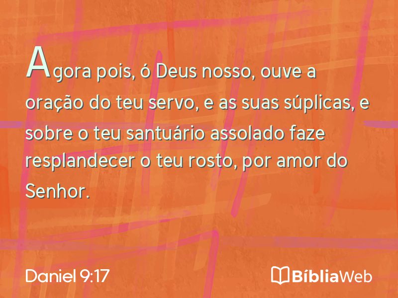Daniel 9:17 em imagem para compartilhar