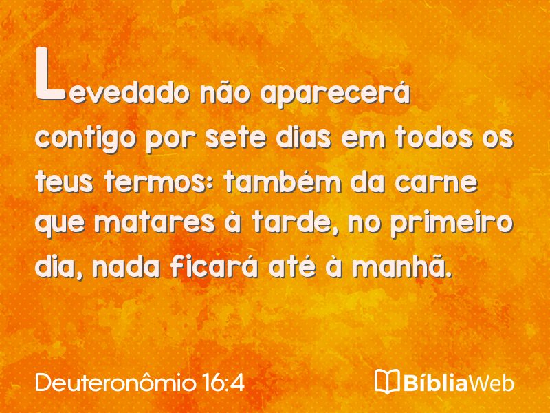 Deuteronômio 16:4 em imagem para compartilhar