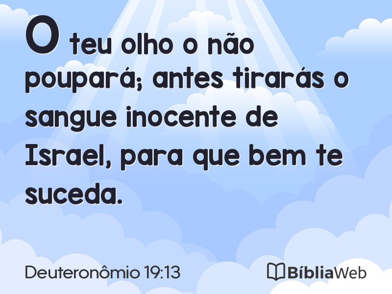 Deuteronômio 19:13 em imagem para compartilhar
