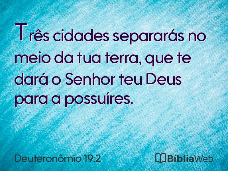 Deuteronômio 19:2 em imagem para compartilhar