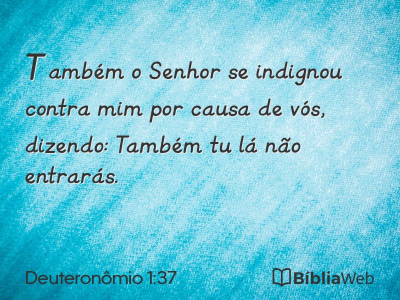 Deuteronômio 1:37 em imagem para compartilhar