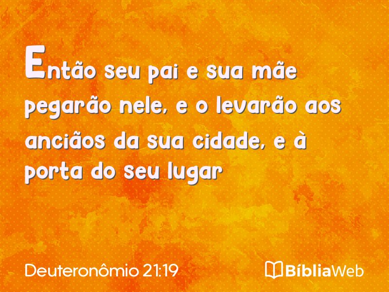 Deuteronômio 21:19 em imagem para compartilhar