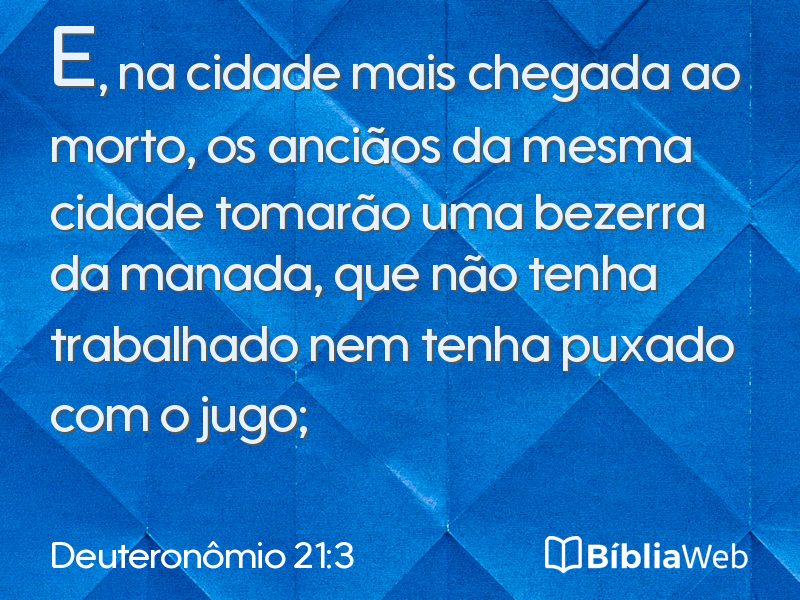 Deuteronômio 21:3 em imagem para compartilhar