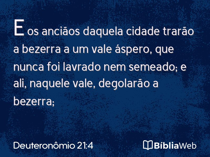 Deuteronômio 21:4 em imagem para compartilhar