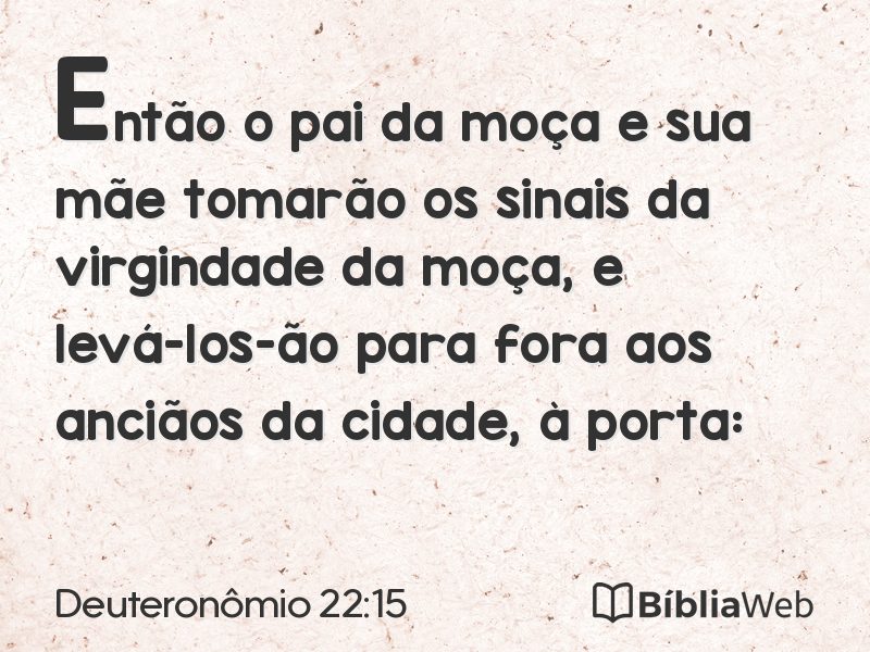 Deuteronômio 22:15 em imagem para compartilhar