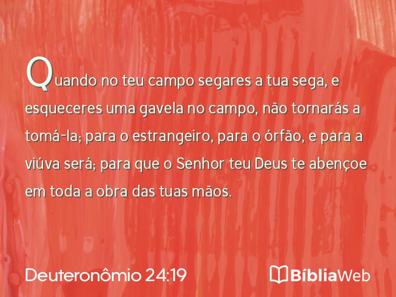 Deuteronômio 24:19 em imagem para compartilhar