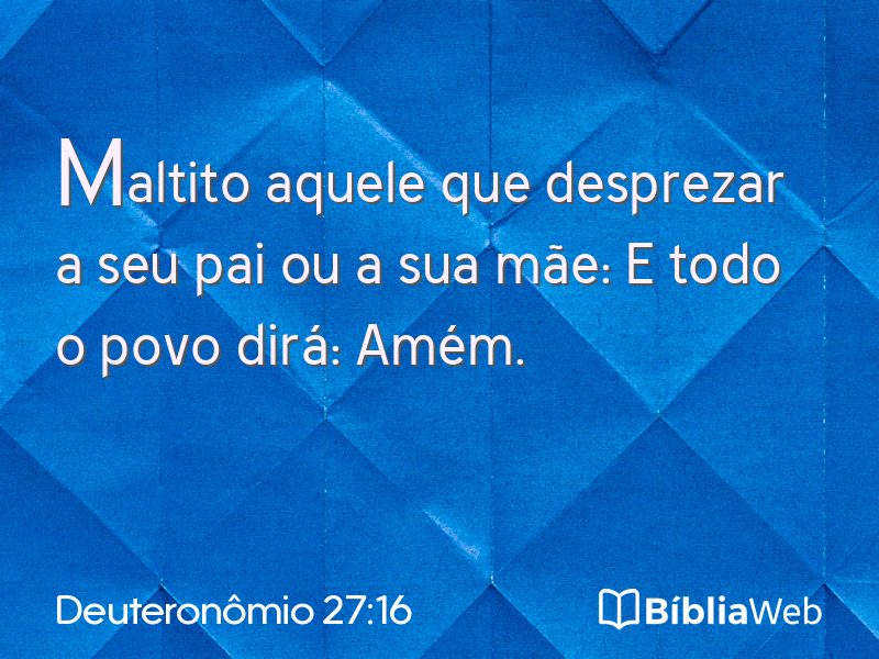 Deuteronômio 27:16 em imagem para compartilhar