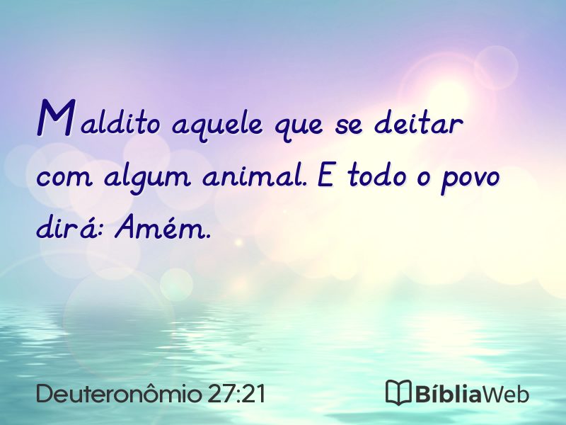 Deuteronômio 27:21 em imagem para compartilhar