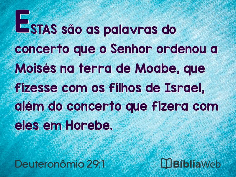 Deuteronômio 29:1 em imagem para compartilhar