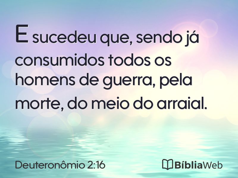 Deuteronômio 2:16 em imagem para compartilhar