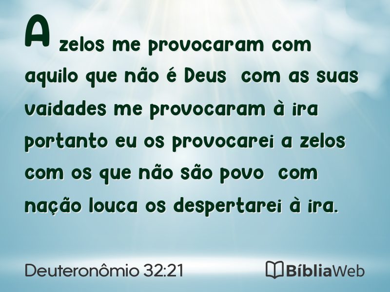 Deuteronômio 32:21 em imagem para compartilhar