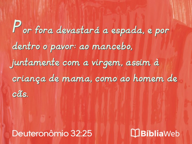 Deuteronômio 32:25 em imagem para compartilhar