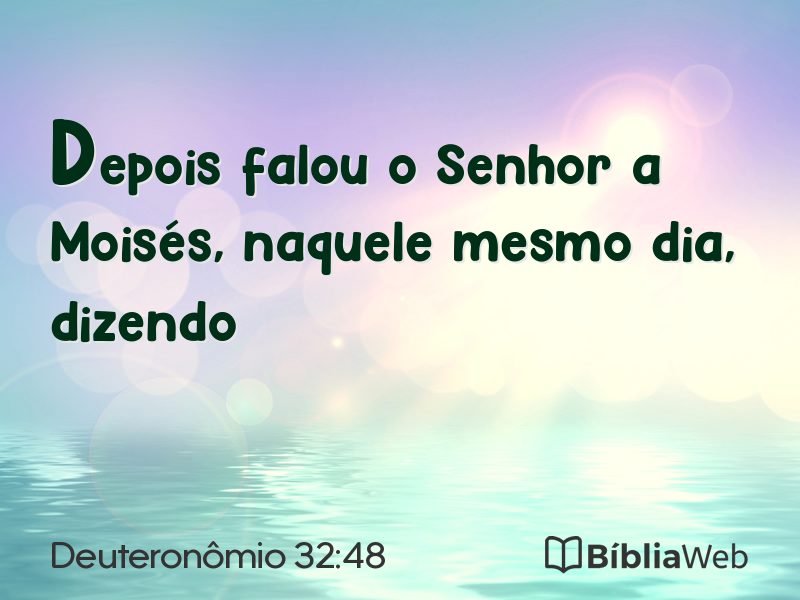 Deuteronômio 32:48 em imagem para compartilhar