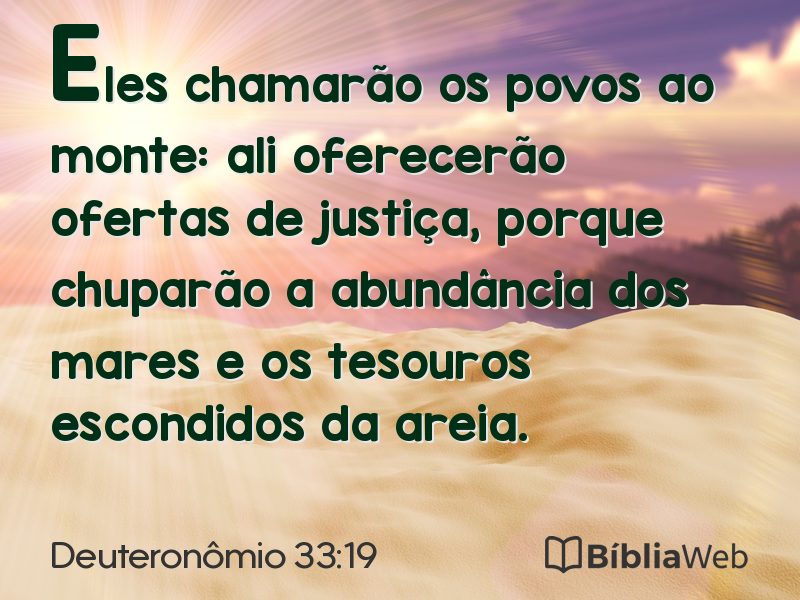 Deuteronômio 33:19 em imagem para compartilhar